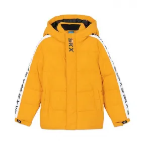 斯凯奇/Skechers 镉黄 WOVENQUILTEDHOODEDJACKET 男童羽绒服 L320B064-00H4