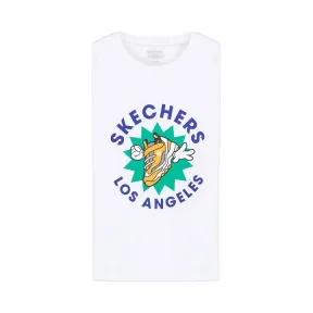 斯凯奇/Skechers 亮白色 KNITSHORTSLEEVETEE 男童短袖T恤 L320B086-0019