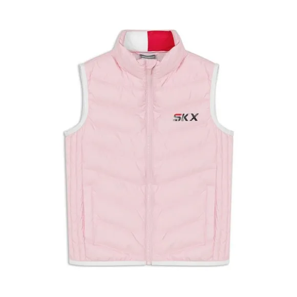 斯凯奇/Skechers 童话粉 WOVENDOWNVEST 女童羽绒服 L320G068-00P2