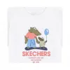 斯凯奇/Skechers 亮白色 SHORTSLEEVETEE 儿童短袖T恤 L320K182-0019
