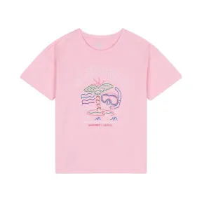 斯凯奇/Skechers 兰花粉 SHORTSLEEVETEE 儿童短袖T恤 L320K185-0093