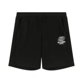 斯凯奇/Skechers 碳黑 KNITSHORTS 男子短裤 Barrel合作款 L320M227-0018
