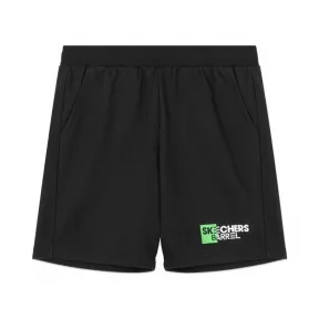 斯凯奇/Skechers 碳黑 KNITSHORTS 男子短裤 Barrel合作款 L320M229-0018