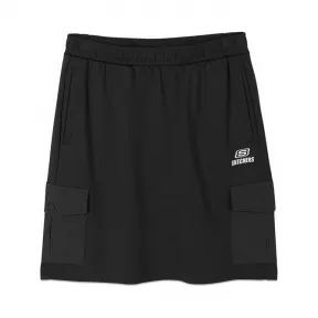 斯凯奇/Skechers 深黑色 KNITSKIRT 女子短裙 L320W124-002K