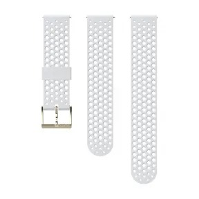 颂拓/Suunto Suunto 20MM Athletic 1 硅胶表带 白色 金色（S+M 号） SS050179000