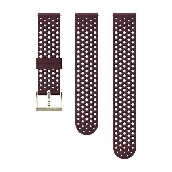 颂拓/Suunto Suunto 20MM Athletic 1 Silicone Strap Burgundy Gold（S+M 号） SS050216000