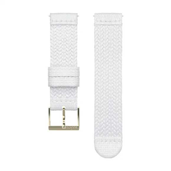 颂拓/Suunto Suunto 20MM Athletic 5 Braided Textile Strap White Gold（S 号） SS050375000