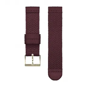 颂拓/Suunto Suunto 20MM Athletic 5 Braided Textile Strap Burgundy Gold（S 号） SS050376000