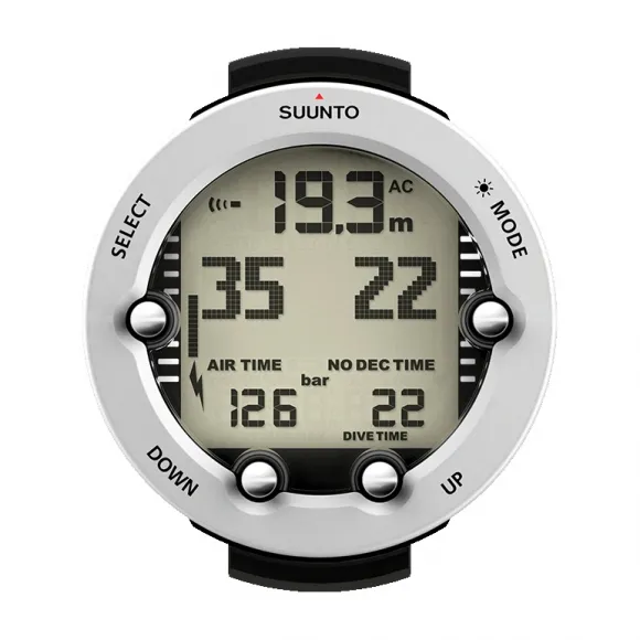 颂拓/Suunto Vyper Novo White - USB 数据线、橡皮绳和橡胶保护套单独出售 SS050433000