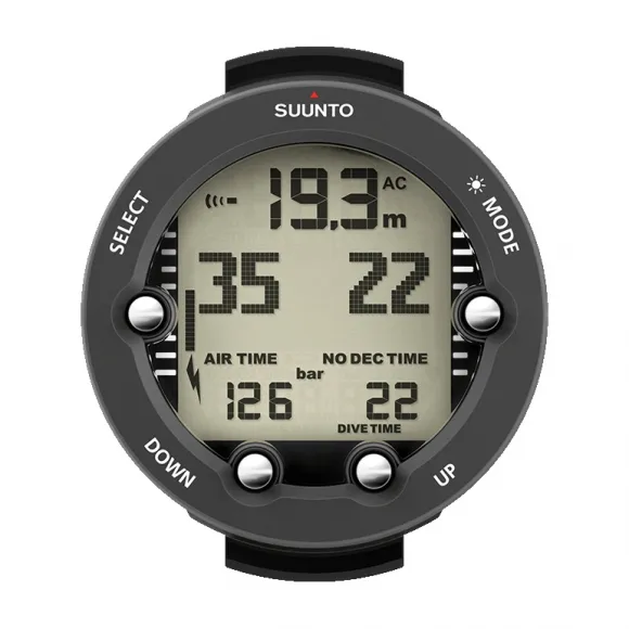 颂拓/Suunto Vyper Novo Graphite - USB 数据线、橡皮绳和橡胶保护套单独出售 SS050434000