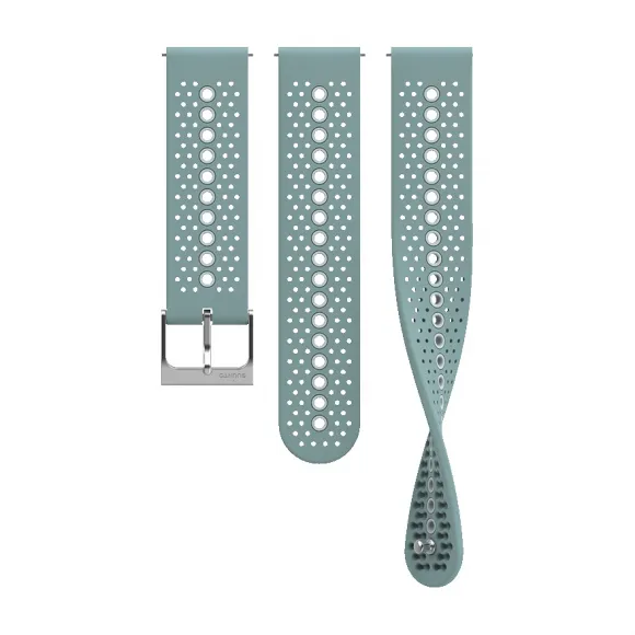 颂拓/Suunto Suunto 22MM Athletic 1 硅胶表带 Moss Gray（S+M 号） SS050694000