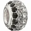 施华洛世奇/Swarovski 串珠 Black and White Brilliance Bead 1125433