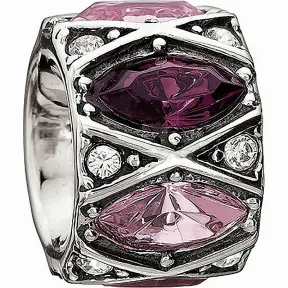 施华洛世奇/Swarovski 串珠 Purple Marquise Bead 1125450