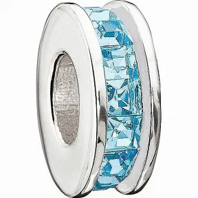 施华洛世奇/Swarovski 串珠 March Aquamarine Flicker Bead 1125500