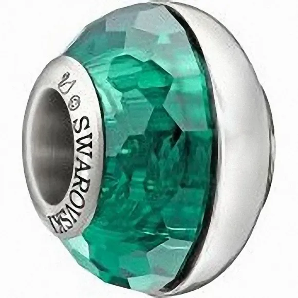 施华洛世奇/Swarovski 串珠 Green Duo Crystal Bead 1181516