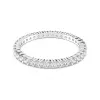 施华洛世奇/Swarovski  Vittore 戒指  圆形切割  白色  镀铑 5007779