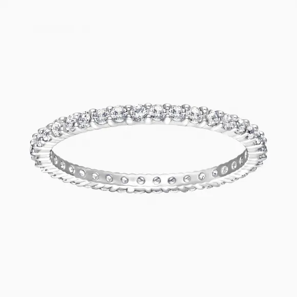 施华洛世奇/Swarovski 戒指 Vittore 戒指, 白色, 镀白金色 5028227