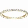 施华洛世奇/Swarovski 戒指 Vittore 戒指, 白色, 镀金色 5028974