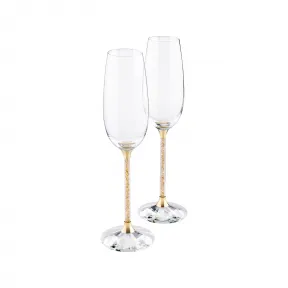 施华洛世奇/Swarovski Crystalline祝酒杯  金色 (一对) 5102143