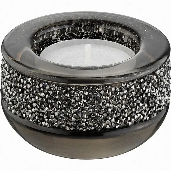 施华洛世奇/Swarovski 烛台 Shimmer烛台, 灰色 5108876