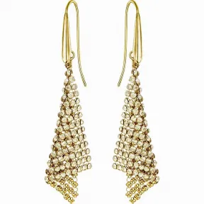 施华洛世奇/Swarovski 耳饰 Fit 穿孔耳环, 小码, 金色, 镀金色 5143060