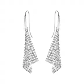 施华洛世奇/Swarovski 耳饰 Fit 穿孔耳环, 小码, 白色, 镀白金色 5143068