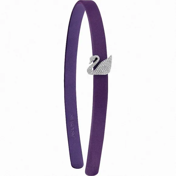 施华洛世奇/Swarovski 发饰 Iconic Swan Purple 发带 5171357