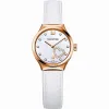 施华洛世奇/Swarovski 手表 Dreamy 腕表, 真皮表带, 白色, 玫瑰金色调 5244746