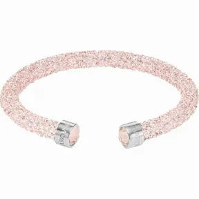 施华洛世奇/Swarovski 手镯 Crystaldust 阔手镯, 粉红色, 不锈钢 5273638