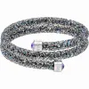 施华洛世奇/Swarovski 手镯 Crystaldust 双圈手镯, 彩色设计, 不锈钢 5273644