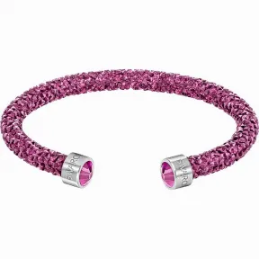 施华洛世奇/Swarovski 手镯 Crystaldust 阔手镯, 紫红色, 不锈钢 5292439