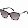 施华洛世奇/Swarovski 太阳眼镜 Swarovski 太阳眼镜, SK0137-F 01B, Black 5294040