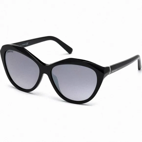 施华洛世奇/Swarovski 太阳眼镜 Swarovski 太阳眼镜, SK0136 01C, Black 5294042