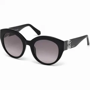 施华洛世奇/Swarovski 太阳眼镜 Swarovski 太阳眼镜, SK0140 01B, Black 5294044