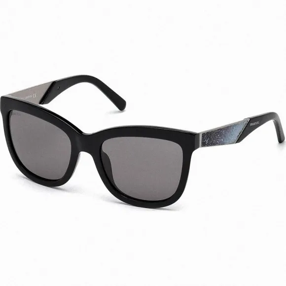 施华洛世奇/Swarovski 太阳眼镜 Swarovski 太阳眼镜, SK0125-F 01E, Black 5294046