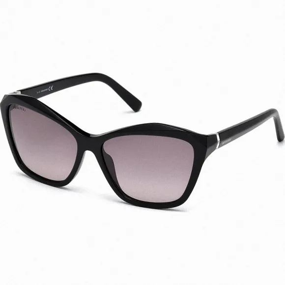 施华洛世奇/Swarovski 太阳眼镜 Swarovski 太阳眼镜, SK0135-F 01A, Black 5294047