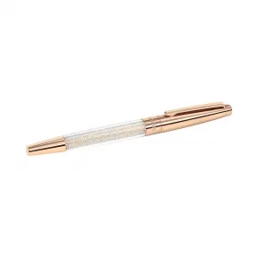 施华洛世奇/Swarovski Crystalline Stardust Rollerball Pen, 镀玫瑰金色调 5296366