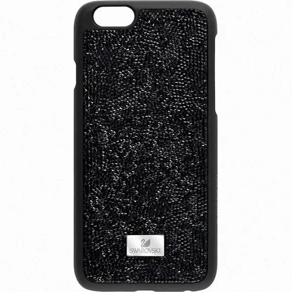 施华洛世奇/Swarovski 手机壳 Glam Rock 智能手机防震保护套, iPhone6/6s, 黑色 5300256