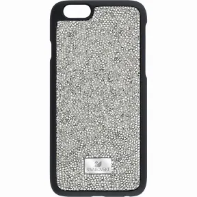 施华洛世奇/Swarovski 手机壳 Glam Rock 智能手机防震保护套, iPhone8 Plus, 灰色 530026