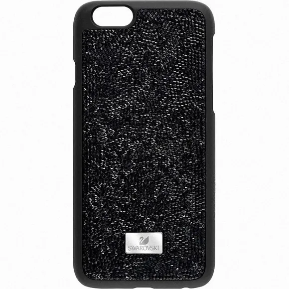 施华洛世奇/Swarovski 手机壳 Glam Rock 智能手机防震保护套, iPhone8 Plus, 黑色 530026