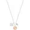 施华洛世奇/Swarovski Zodiac 链坠, 水瓶座, 灰色, 镀铑 5349213