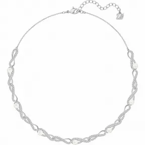 施华洛世奇/Swarovski 项链 Eleanor 项链, 白色, 镀白金色 5374799