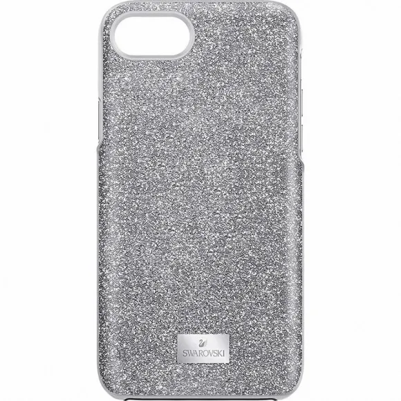 施华洛世奇/Swarovski 手机壳 High 智能手机防震保护套, iPhone8 Plus, 灰色 5380291