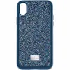 施华洛世奇/Swarovski 手机壳 Glam Rock 智能手机防震保护套, iPhoneX, 蓝色 5392052