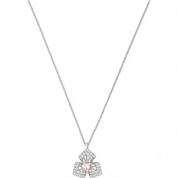 施华洛世奇/Swarovski 项链 Linda 链坠, 彩色设计, 镀白金色 5397401