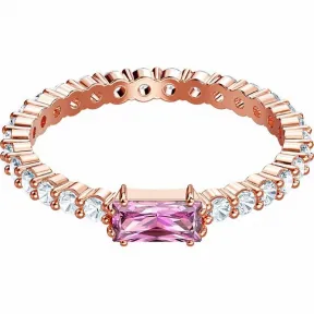 施华洛世奇/Swarovski 戒指 Vittore 戒指, 彩色设计, 镀玫瑰金色 5414974