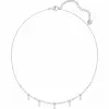 施华洛世奇/Swarovski 项链 Louison 项链, 小码, 白色, 镀白金色 5419242