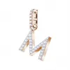 施华洛世奇/Swarovski 吊坠 Swarovski Remix Collection Charm M, 白色, 镀玫瑰金色