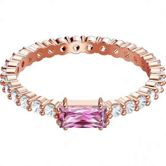 施华洛世奇/Swarovski 戒指 Vittore 戒指, 彩色设计, 镀玫瑰金色 5448890