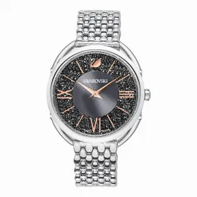 施华洛世奇/Swarovski Crystalline Glam 腕表, 金属手链, 灰色, 不锈钢 5452468